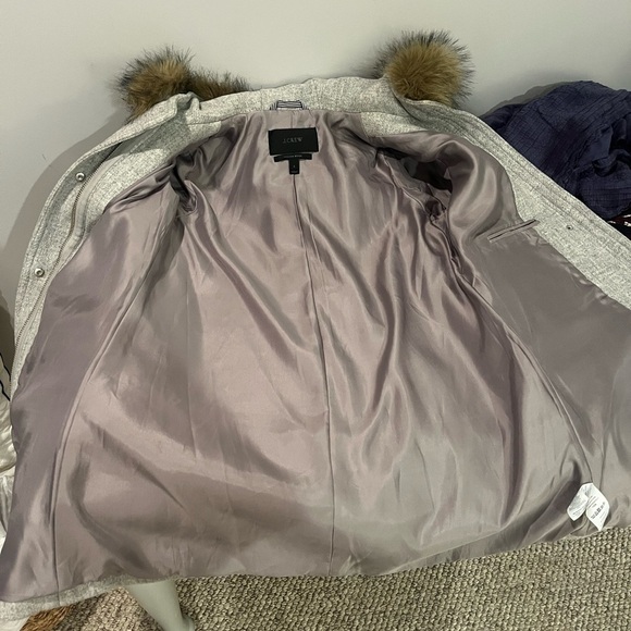 EUC J.Crew Italian Wool Chateau Jacket- size 2 - Picture 8 of 8